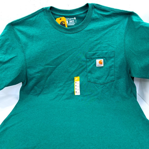 ⭐️CARHARTT💯, FOREST. GREEN, MEDIUM, LOOSE FIT, SHORT SLEEVES, T-SHIRT - Picture 5 of 14